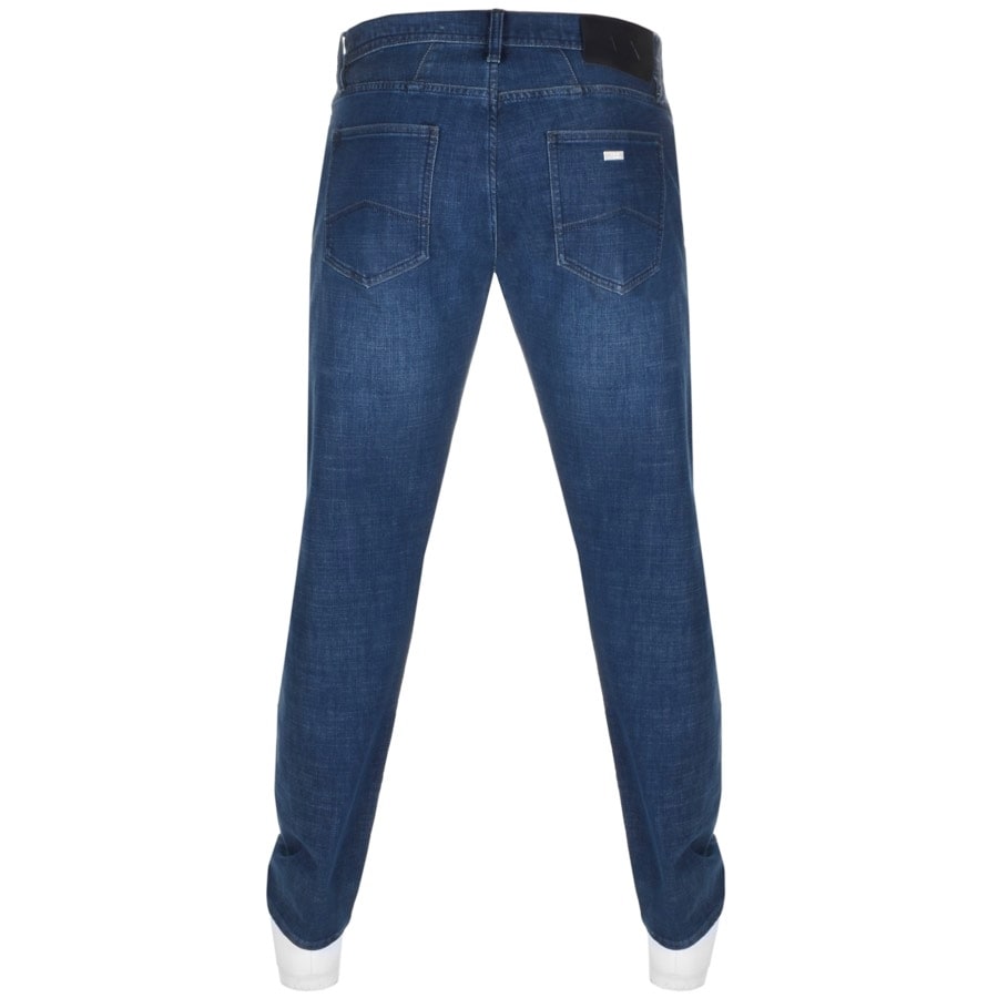 Alternative Image for ProductArmani Exchange J16 Straight Fit Jeans Blue2